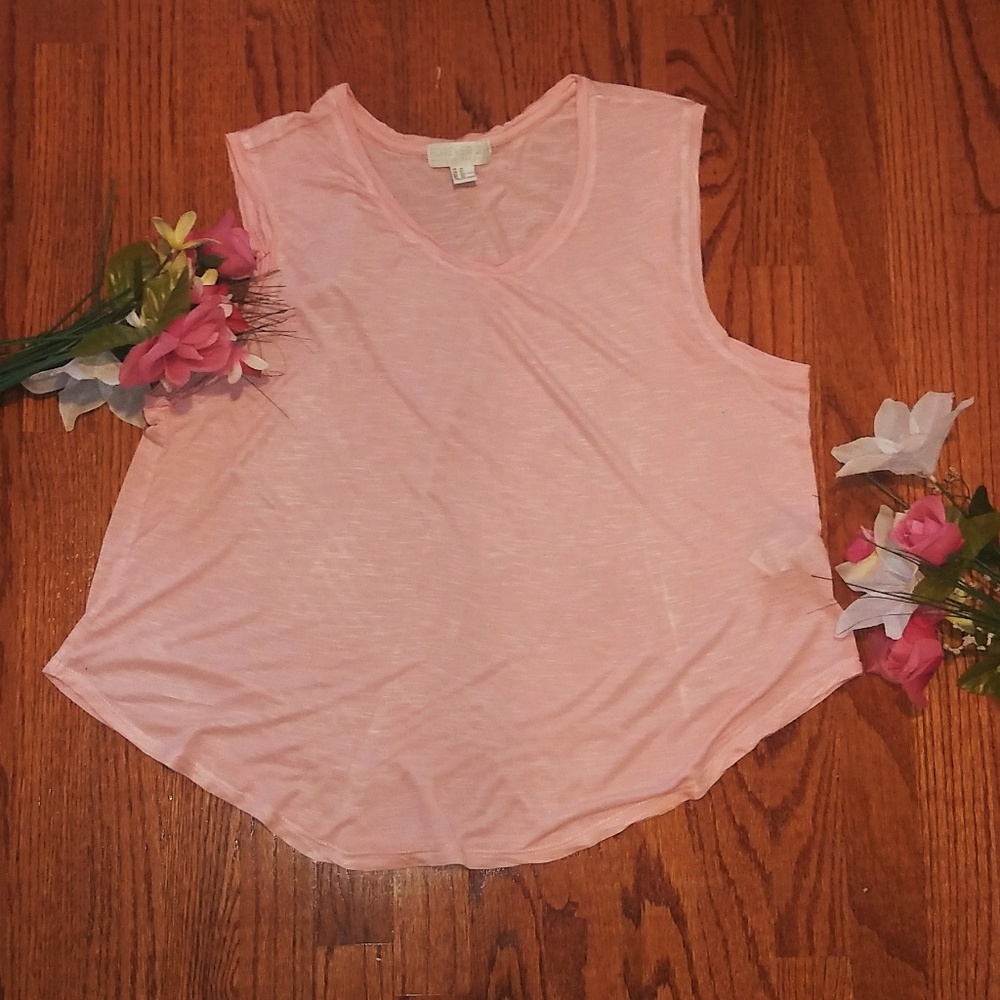 Bublegum Pink Muscle Tee